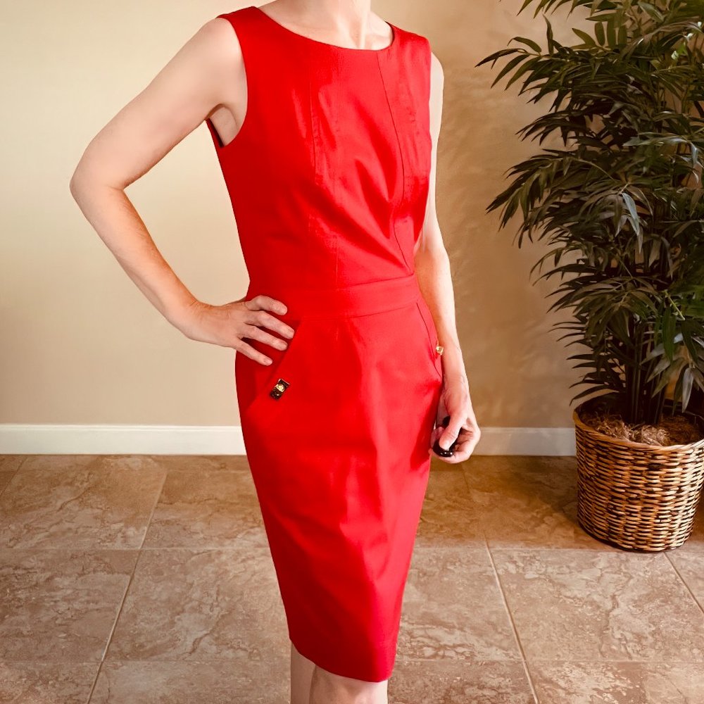 Calvin Klein sleeveless sheath dress